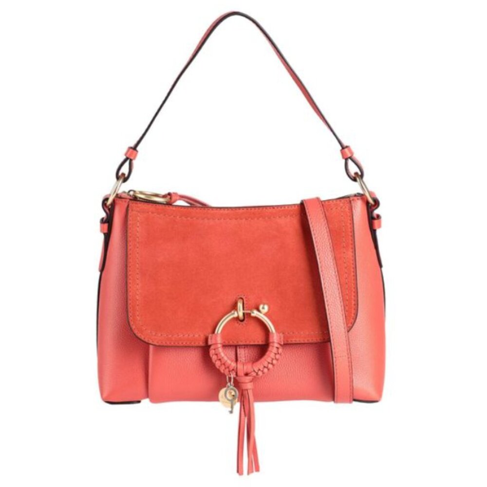 NWT! See by Chloe Orange Joan Bag Gipsy Rust NEW Removable Strap Crossbody Purse